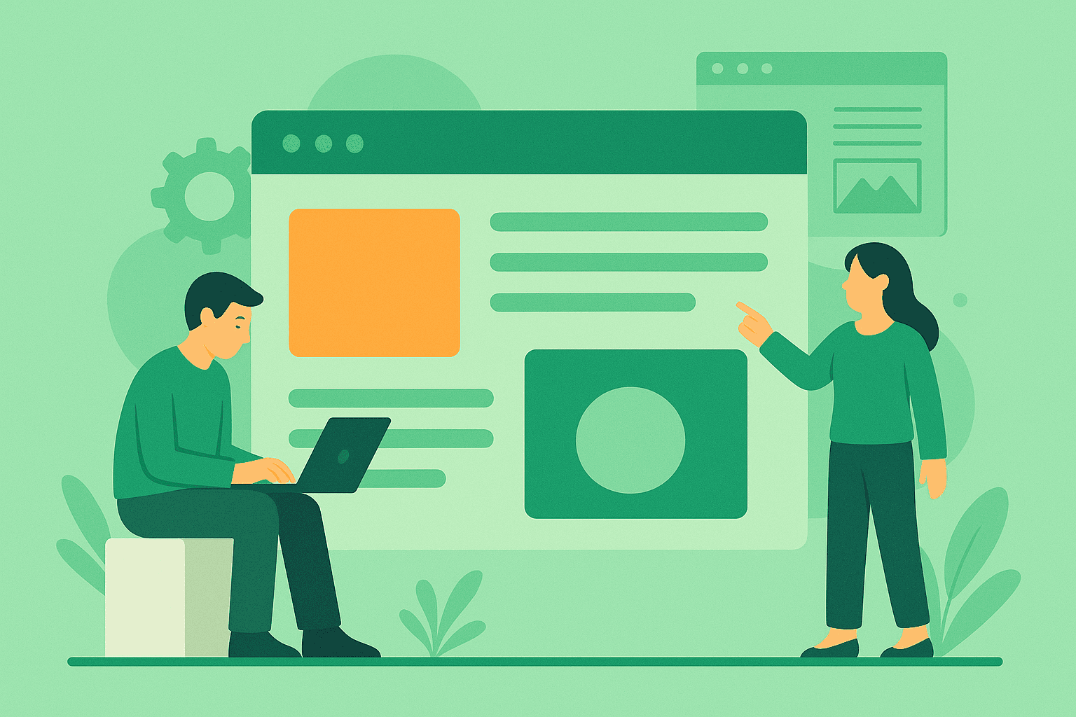 Web Development Illustration